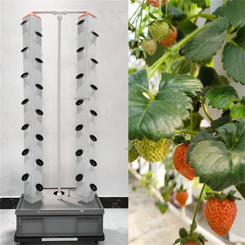 Indoor Vertical Hydroponic Tower Gardening Equipment Vegetable Planters Soilless Cultivation Equipment Hydroponic Growing System