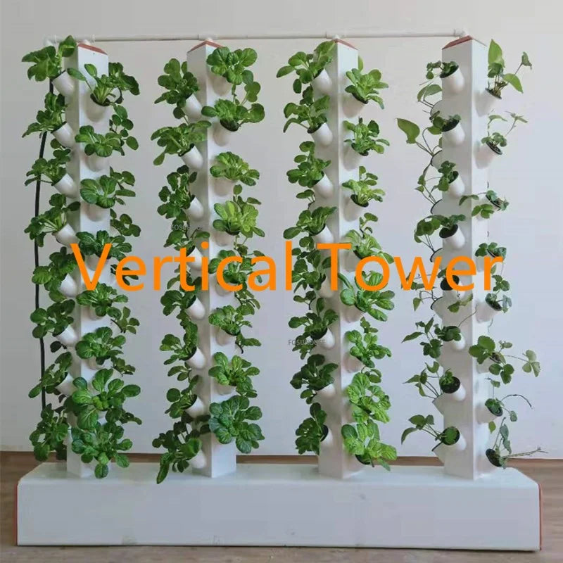 Indoor Vertical Hydroponic Tower Gardening Equipment Vegetable Planters Soilless Cultivation Equipment Hydroponic Growing System