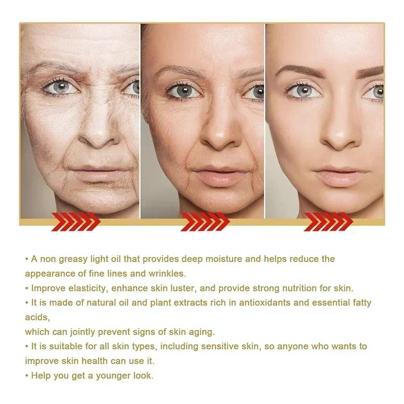 Collagen Wrinkle Removal Face Use Serum Anti-Aging Whitening Beauty Moisturizing Fade Fine Lines Dark Spots Brightening Cosmetic