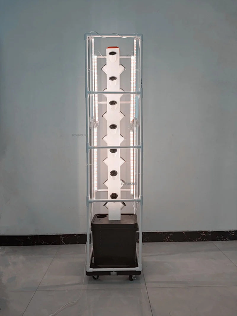 Indoor Vertical Hydroponic Tower Gardening Equipment Vegetable Planters Soilless Cultivation Equipment Hydroponic Growing System